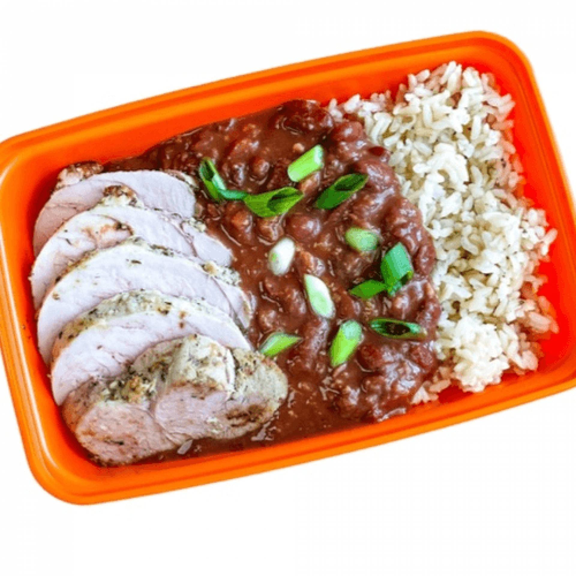 Red Beans and Rice with Pork Tenderloin